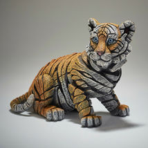 Tiger Cub Sculpture by Edge Sculpture Stunning Piece 9.5" Long Baby Wild Animal image 6