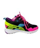 Heelys Youth Girl Sneaker Roller Shoes HE100813 Force Black Neon Multi S... - $59.40