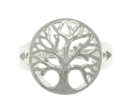 Jewelry Trends Tree Of Life Spiritual Sterling Silver Ring Size 5 - £21.20 GBP