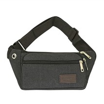 New Canvas Waist Bags Belt Bag Chest Phone Pouch Bum Bag Casual Crossbody Wallet - £46.22 GBP