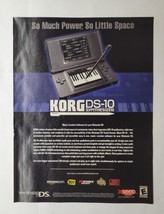 Korg DS-10 Music Synthesizer 2008 Magazine Print Ad - £11.86 GBP