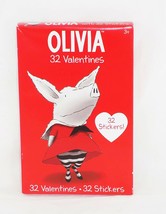 32 Olivia Classroom Exchange Valentine Day Cards with Stickers - £10.26 GBP