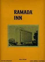 Ramada Inn Menu Pico Boulevard Santa Monica California 1960&#39;s - £21.81 GBP