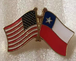 12 Pack of USA &amp; Chile Friendship Lapel Pin - £19.51 GBP