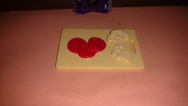 Mattel Barbie Kitchen Accessories Cutting Board Tomatoes &amp; Mushrooms - $5.00
