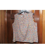 talbots sleeveless top xl - $14.38