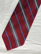 Robert Talbot Best Of Class Extra Long Stripped Repp Tie Silk USA Made - $559.77 MXN