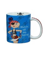 Cape Shore Hands Off My Booty Blue Coffee or Tea Mug 13 Ounces - $10.24