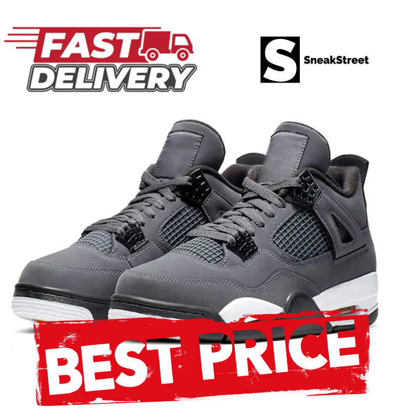 Primary image for Sneakers Jumpman Basketball 4, 4s - Cool Grey (SneakStreet) high quality shoes