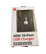 SIIG 60W 10-Port USB Wall Charger - Multi-Port Charging Station - Portab... - €14,58 EUR