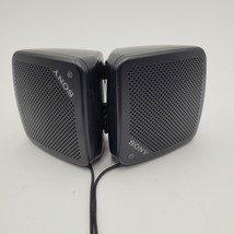 Vintage Sony SRS-5 Mini Stereo Speaker System for Walkman Discman Tested Working - £11.82 GBP