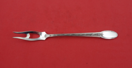 Mastercraft By Alvin Sterling Silver Pickle Fork 2-tine 6&quot; Vintage Serving - $48.51