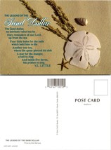 Legend of the Sand Dollar Poem Starfish V.L. Little Mike Marsala VTG Postcard - $9.40