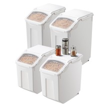 3.5Galx2 + 4.5Galx2 Ingredient Storage Container Airtight Kitchen Bin - $121.99