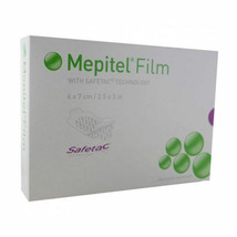 Mepitel Film Transparent Film Dressings 6.5cm x 7cm (Pack of 10) - $13.95