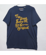 Ben Sherman Original The Beat Goes On Navy Blue Crew T Shirt Mens Sz L XL Rare - $37.95