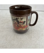 Retro Brown Vintage Walt Disney World Thermo Serv Mug Cup (Made In USA - £11.89 GBP