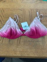 Free People Womens Bra Size 32C Pink/White-Brand New-SHIPS N 24 HOURS - £37.89 GBP