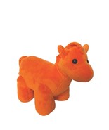 Manhattan Toy Company Jellybeans Orange Sunny Horse Plush Stuffed Animal 9&quot; - $15.25