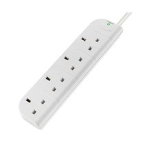 Belkin E-Series 4 Plug SurgeStrip - 3 m, White  - £27.76 GBP