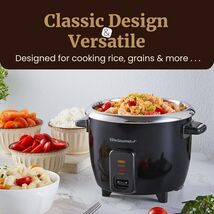 Elite Gourmet ERC006XSS 6-Cup Electric Rice Cooker with 304 Surgical Gra... - $62.99