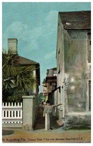 Treasury Street Narrowest Street in the USA Florida Postcard Posted 1909 - £7.08 GBP