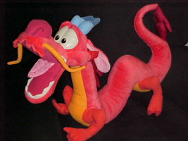 31&quot; Disney Jumbo Talking Mushu Dragon Plush Stuffed Toy From Mulan By Mattel - £116.76 GBP