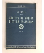 SMPE Journal Of The Society Of Motion Picture Engineers March 1946 VOL 4... - £10.35 GBP
