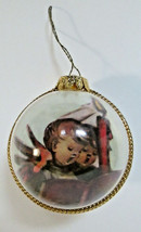 Vintage Plastic Ball Christmas Tree Ornament Singing Choir Angels W. Germany - $17.00