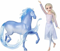 Disney Frozen 2 Elsa Fashion Doll &amp; Nokk Figure Inspired by Frozen 2, Hasbro - £29.82 GBP