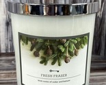 Threshold 20 oz Scented 3-Wick Candle - Fresh Fraser - Cedar Balsam - New! - £15.40 GBP