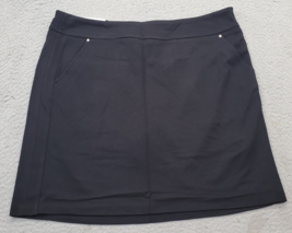 Greg Norman Golf Skort Women&#39;s XL Black Moisture-Wicking Stretchy Athlet... - $27.39