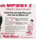 1956 Pepto Bismol Upset Stomach Medicine Advertisement Vintage Medical D... - $366.69 MXN
