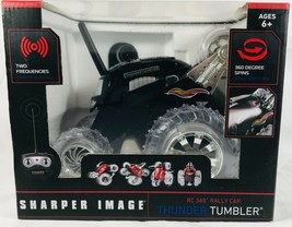 Sharper Image Thunder Tumbler RC 360 Rally Car Two 39 MHz 360 Spins/Flips Black - £14.13 GBP