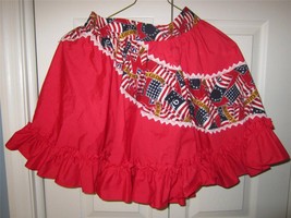 Hostess apron / overskirt - patriotic with US flag - £18.97 GBP