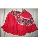 Hostess apron / overskirt - patriotic with US flag - £18.87 GBP