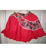 Hostess apron / overskirt - patriotic with US flag - $23.99