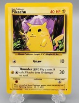 Pokémon TCG Pikachu Base Set 58/102 Regular Unlimited Common - £1.79 GBP