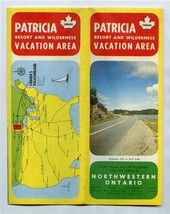 Patricia Resort &amp; Wilderness Vacation Area Brochure &amp; Map Ontario Canada... - $17.82