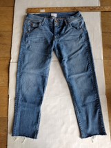 Hudson Jeans Womens Crop Collin Skinny Low Rise Flap Pocket Size 28 EUC - €15,47 EUR