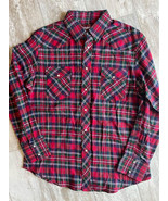 Men’s Large Wrangler Pearl Snap Flannel Western Shirt - $14.98