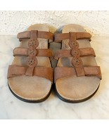 SAS Brown Leather Sandals Women’s Size 6.5 Tripad Comfort Cushion Made i... - $616.24 MXN