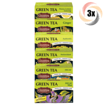 3x Boxes Celestial Seasonings Variety Green Tea | 20 Bags Each | Mix &amp; M... - £18.35 GBP
