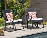 Christopher Knight Home Muriel Outdoor Wicker Rocking Chair (Set of 2), ... - $464.99