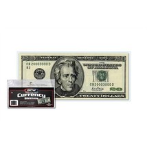 (200) US Currency Paper Money Bill Protector Sleeves for Regular Bills b... - $14.84