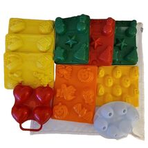 Jello Jigglers Mold 10 Christmas Shooters Shots Valentines Easter Egg Ha... - $56.62