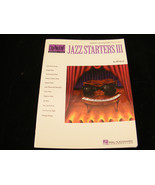 Jazz Starters 3 Hal Leonard Student Piano Library Easy Solo Sheet Music ... - $3.79