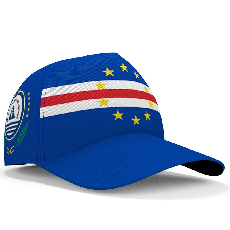 Cape Verde Baseball Caps Free 3d Custom Made Name Number Team Logo Cv Hats - £35.73 GBP