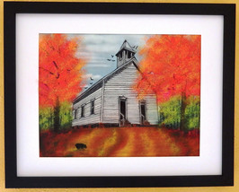 Cades Cove Methodist Church -  Smokies Mountain National Park - fall - a... - $35.00