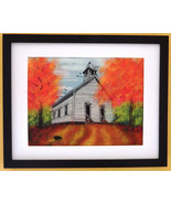 Cades Cove Methodist Church -  Smokies Mountain National Park - fall - a... - $35.00